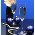 Haonai crystal champagne flute glass machine made crystal glass for champagne,dishwasher safe
